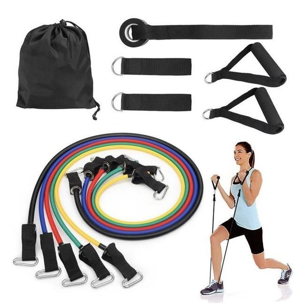 Zunammy Zunammy ZWB4002 Resistance Bands Set Exercise Bands - 11 Piece ZWB4002